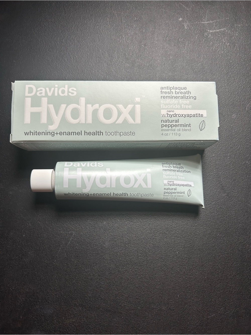 David’s Hydroxi 4 oz Whitening + Enamel Health Toothpaste — Light Mint